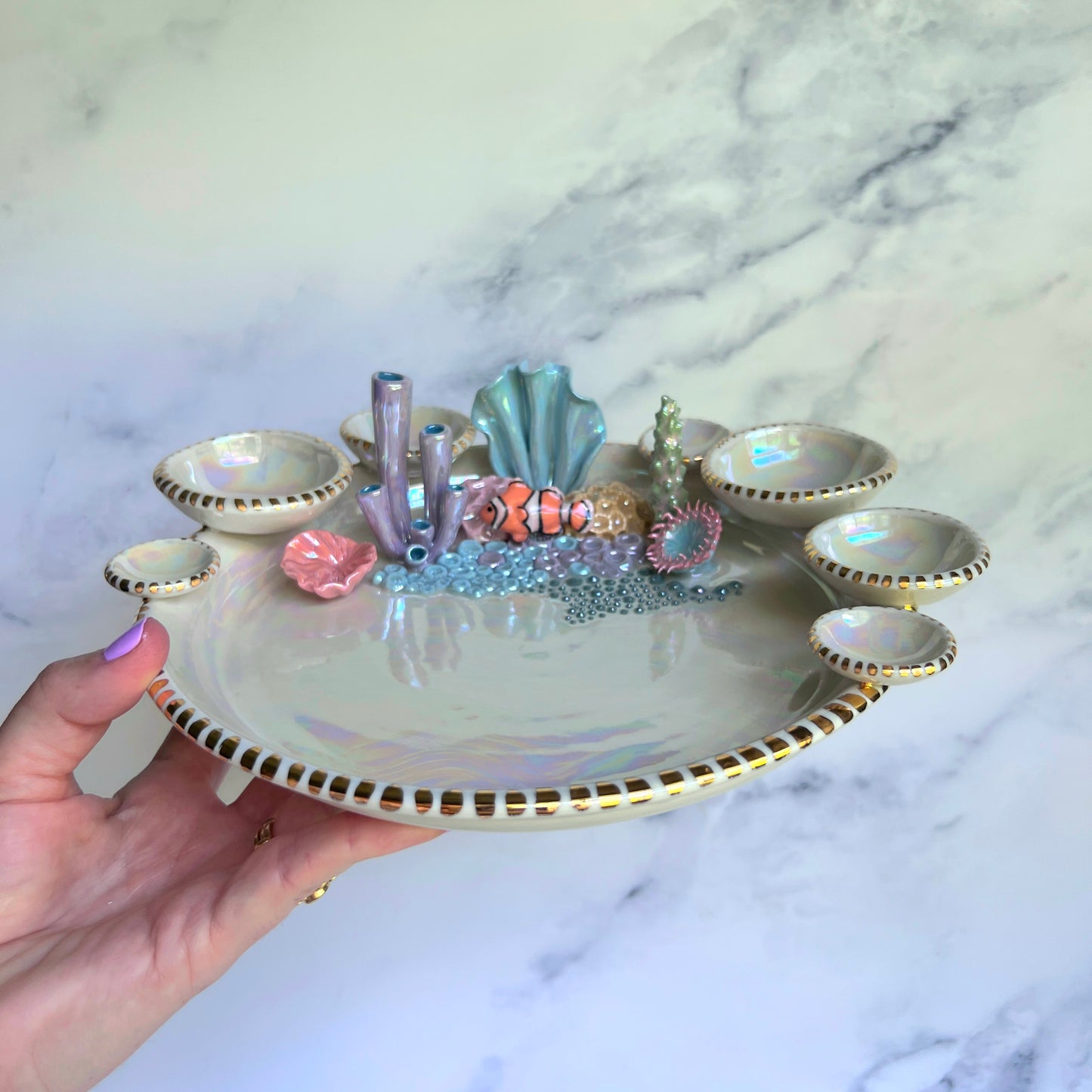 Finding Naomi Tray - Plateau infini à bijoux Corail Récif Poisson Clown