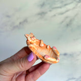 Orange Cat Ring Dish