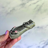 AnchorStone - Fidget Toy - Breath Work Tool - Gray Cat Sensory Stone