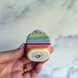AnchorStone - Fidget Toy - Breath Work Tool - Rainbow Sensory Stone B