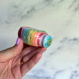 AnchorStone - Fidget Toy - Breath Work Tool - Rainbow Sensory Stone B