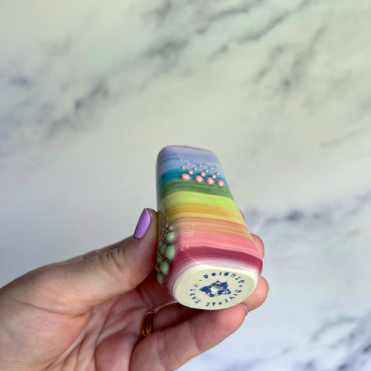 AnchorStone - Fidget Toy - Breath Work Tool - Rainbow Sensory Stone