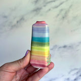 AnchorStone - Fidget Toy - Breath Work Tool - Rainbow Sensory Stone