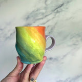 Color Pop Swirl Mug 10oz (Dishwasher/Microwave Safe)