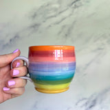 Rainbow Color Way Mug 10oz (Dishwasher/Microwave Safe)
