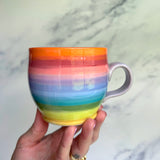 Rainbow Color Way Mug 10oz (Dishwasher/Microwave Safe)