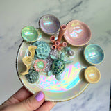 Ariel's Treasure - Coral Reef Dish Iridescent Infinity Sea Turtle Tray