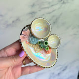 Blooming Opal - Coral Reef Ring Dish - Iridescent Infinity Tray