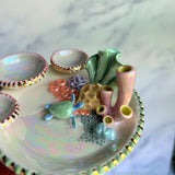 Pearl's Treasure - Coral Reef Dish Iridescent Infinity Sea Turtle Tray