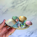 Tidal Treasure - Coral Reef Ring Dish - Iridescent Infinity Tray