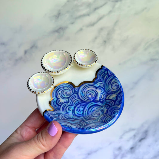 Indigo Hour - Cloud Infinity Tray A