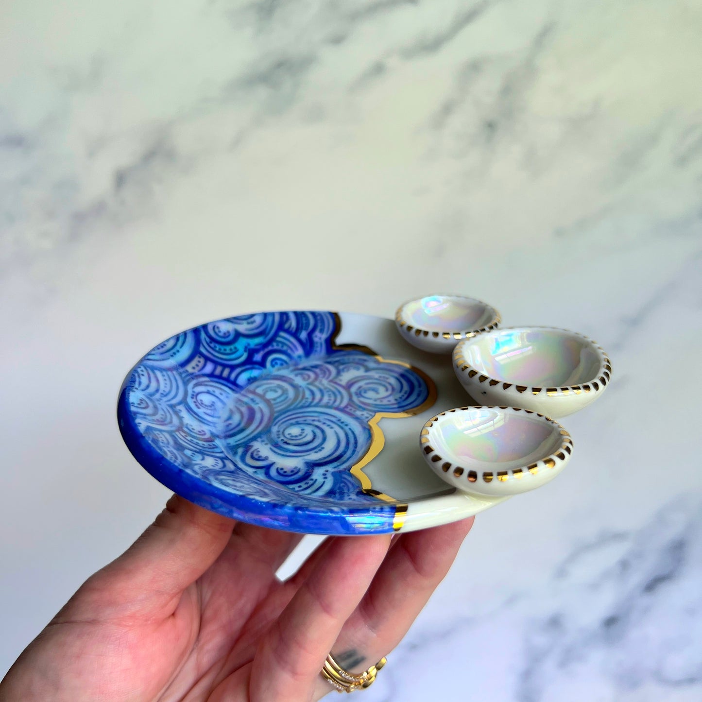 Indigo Hour - Cloud Infinity Tray A