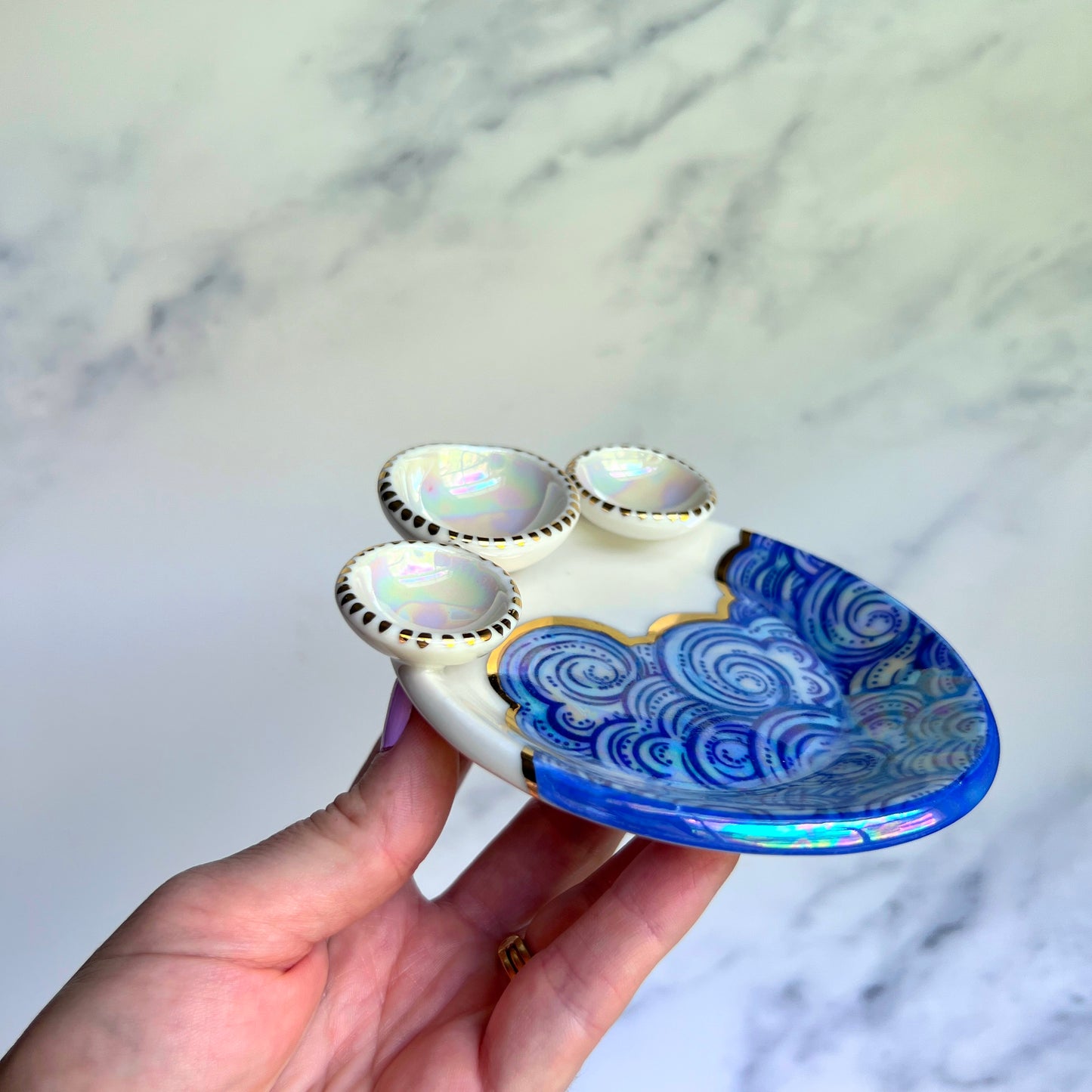 Indigo Hour - Cloud Infinity Tray A