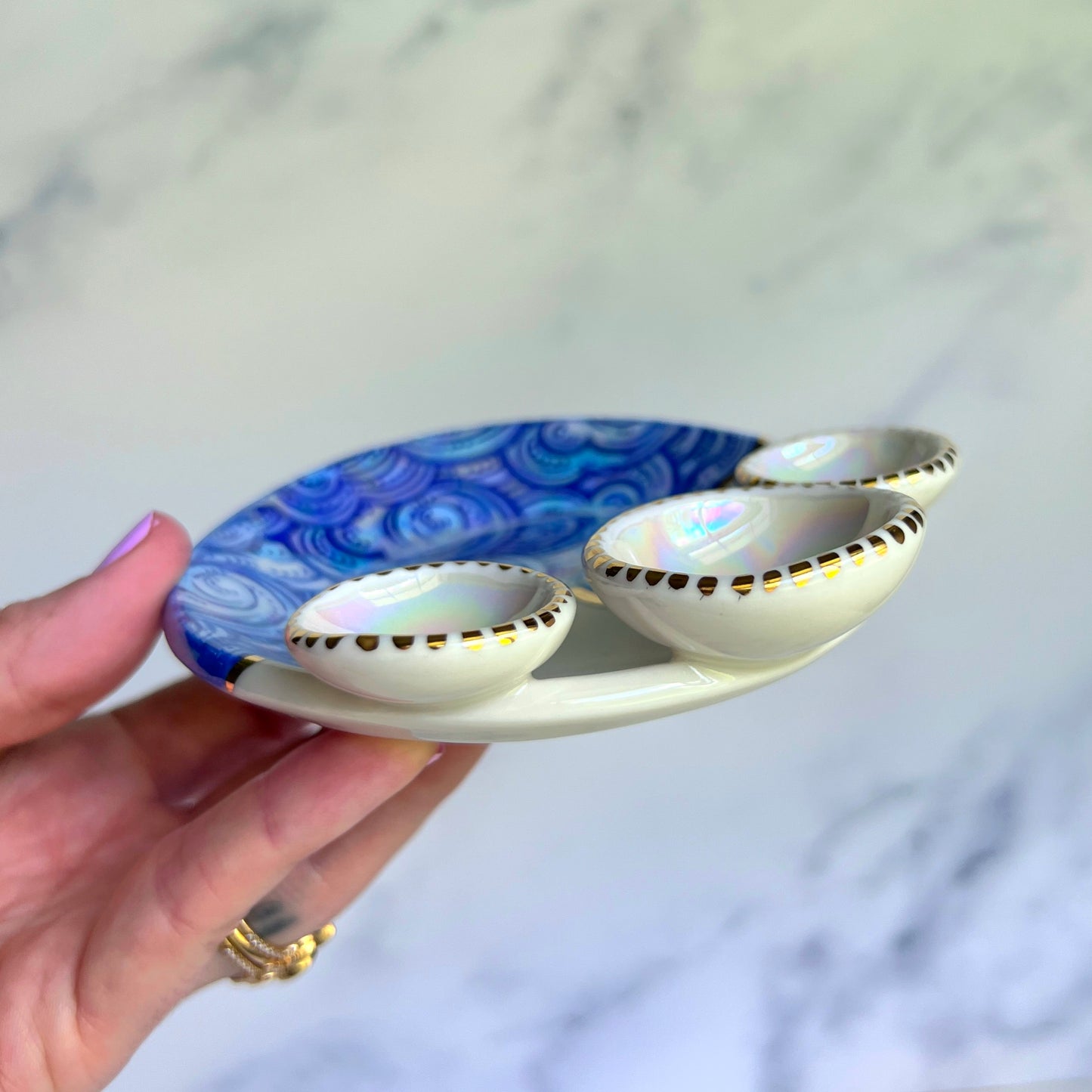 Indigo Hour - Cloud Infinity Tray A