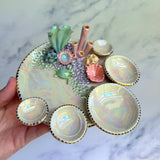 Turtle Garden - Coral Reef Dish Iridescent Infinity Sea Turtle Tray
