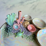 Turtle Garden - Coral Reef Dish Iridescent Infinity Sea Turtle Tray