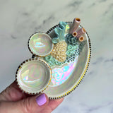 Lil Pearl - Coral Reef Ring Dish - Iridescent Infinity Tray