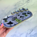 Luna's Abduction - Iridescent UFO & Mushroom Infinity Tray