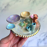 Candy's Cove - Sea Turtle Coral Reef Dish Iridescent Infinity Tray