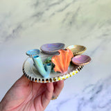 Candy's Cove - Sea Turtle Coral Reef Dish Iridescent Infinity Tray