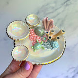 Turtle Cove - Coral Reef Dish Iridescent Infinity Sea Turtle Tray