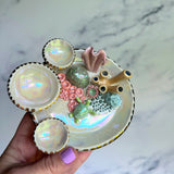 Turtle Cove - Coral Reef Dish Iridescent Infinity Sea Turtle Tray