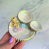 Mini Ocean Dreams - Coral Reef Dish Iridescent Jewelry Tray