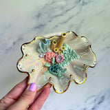 Ocean Bloom - Turtle Shell Jewelry Wall Hanging Coral Reef Necklace Display