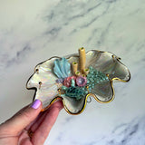 Ocean Bloom - Turtle Shell Jewelry Wall Hanging Coral Reef Necklace Display
