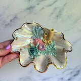 Ocean Bloom - Turtle Shell Jewelry Wall Hanging Coral Reef Necklace Display