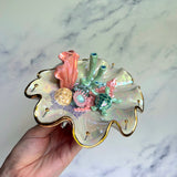 Tidal Wispers - Turtle Shell Jewelry Wall Hanging Coral Reef Necklace Display