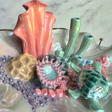 Tidal Wispers - Turtle Shell Jewelry Wall Hanging Coral Reef Necklace Display