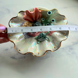 Tidal Wispers - Turtle Shell Jewelry Wall Hanging Coral Reef Necklace Display