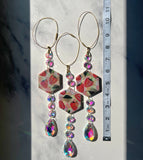 Strawberry Hexagon Suncatcher